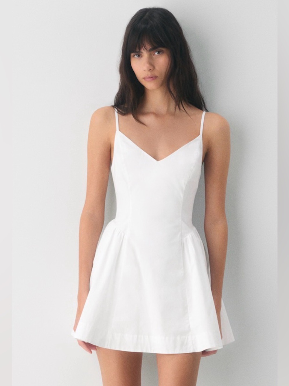 Wilfred Technique Poplin Mini Cami Dress